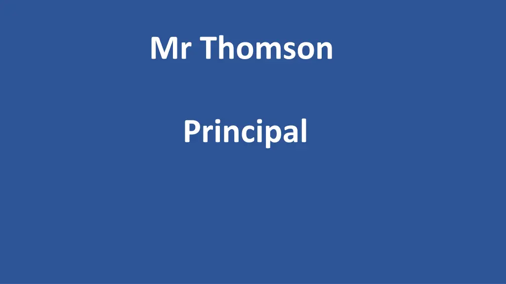 mr thomson