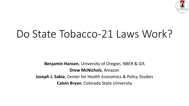 do state tobacco 21 laws work