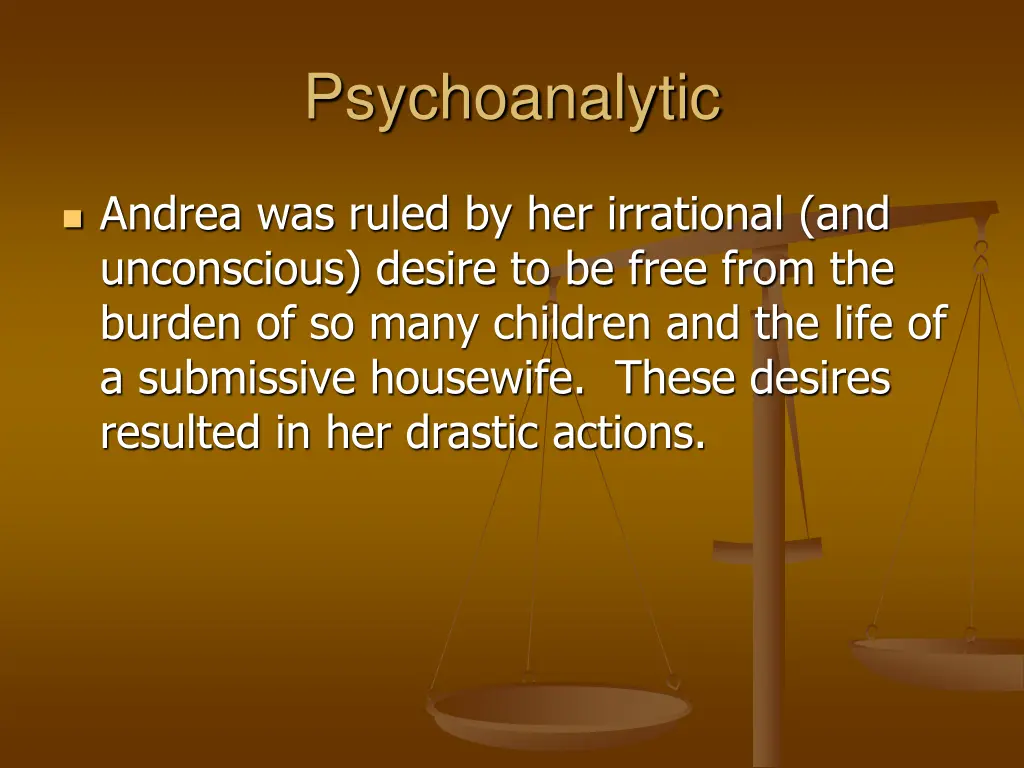 psychoanalytic