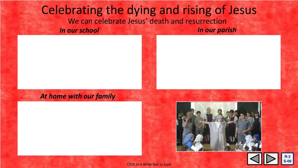 celebrating the dying and rising of jesus