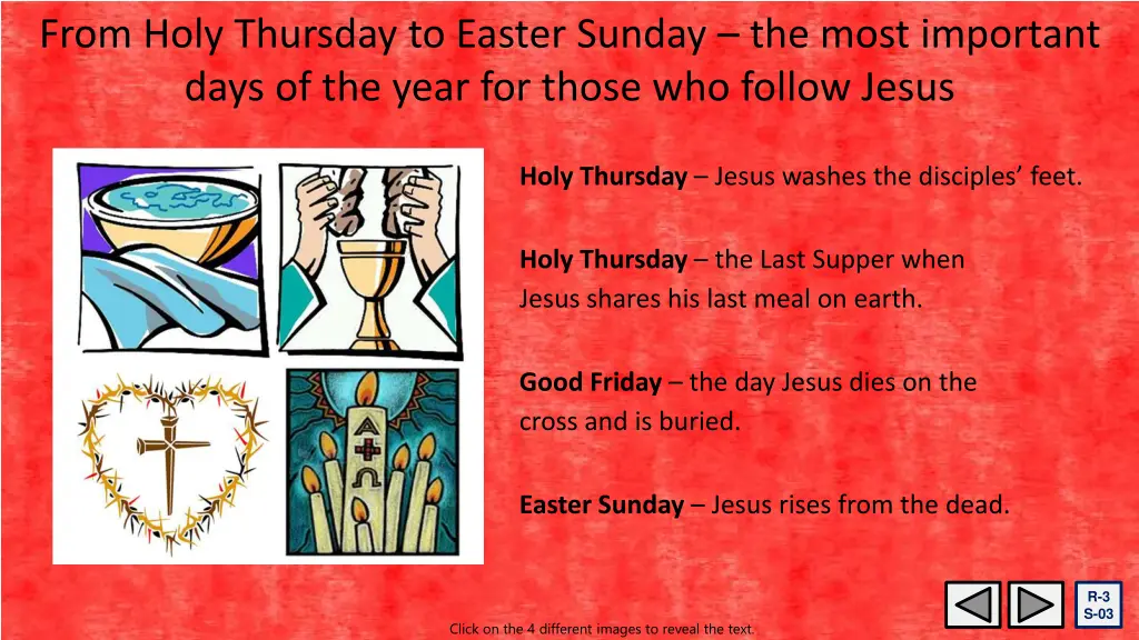 from holy thursday to easter sunday the most