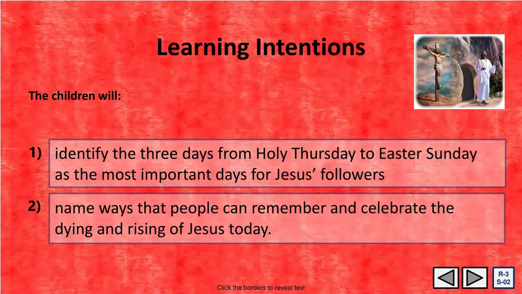 learning intentions