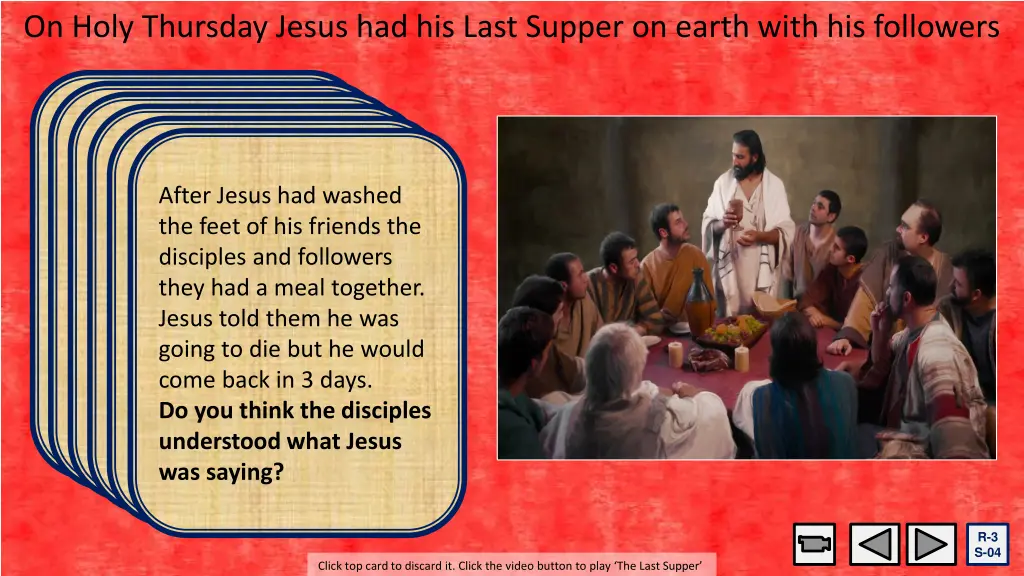 on holy thursday jesus had his last supper