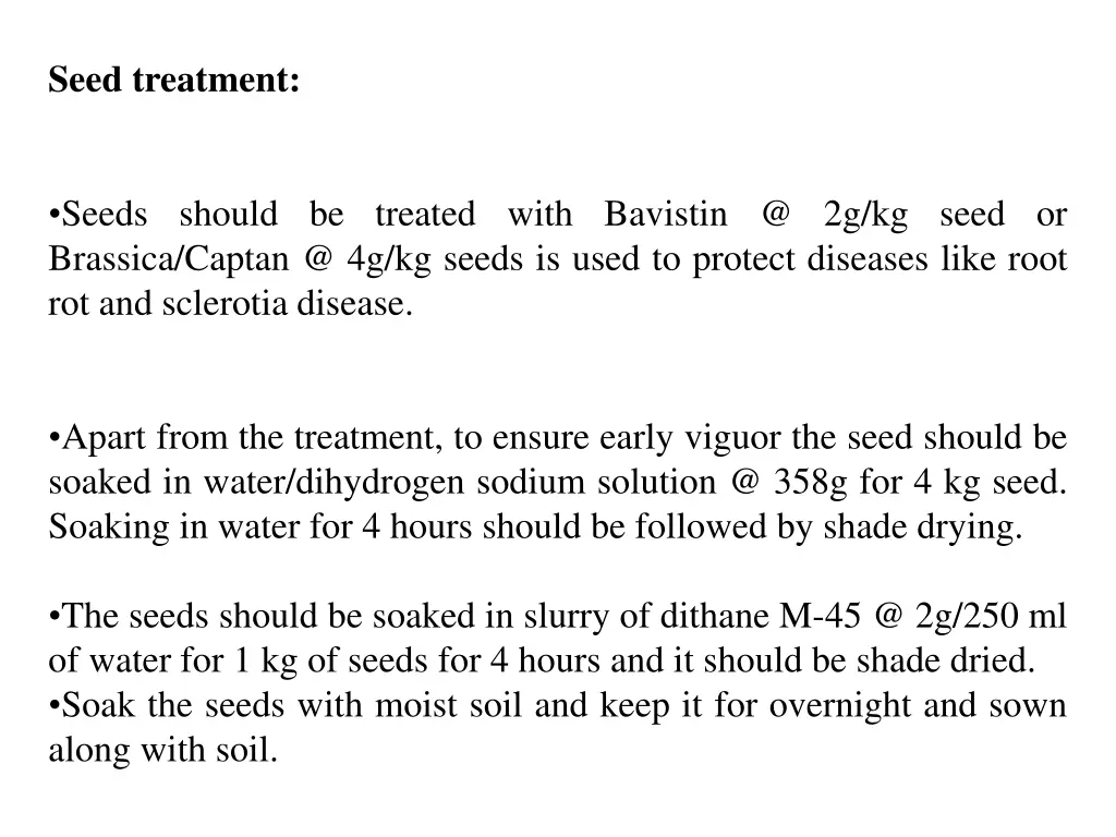 seed treatment