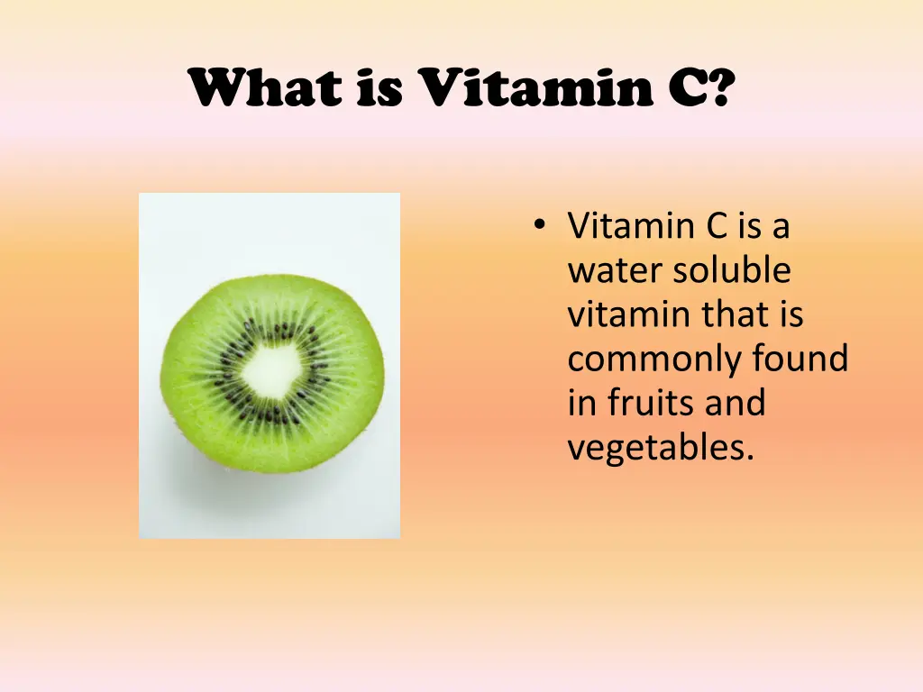 what is vitamin c