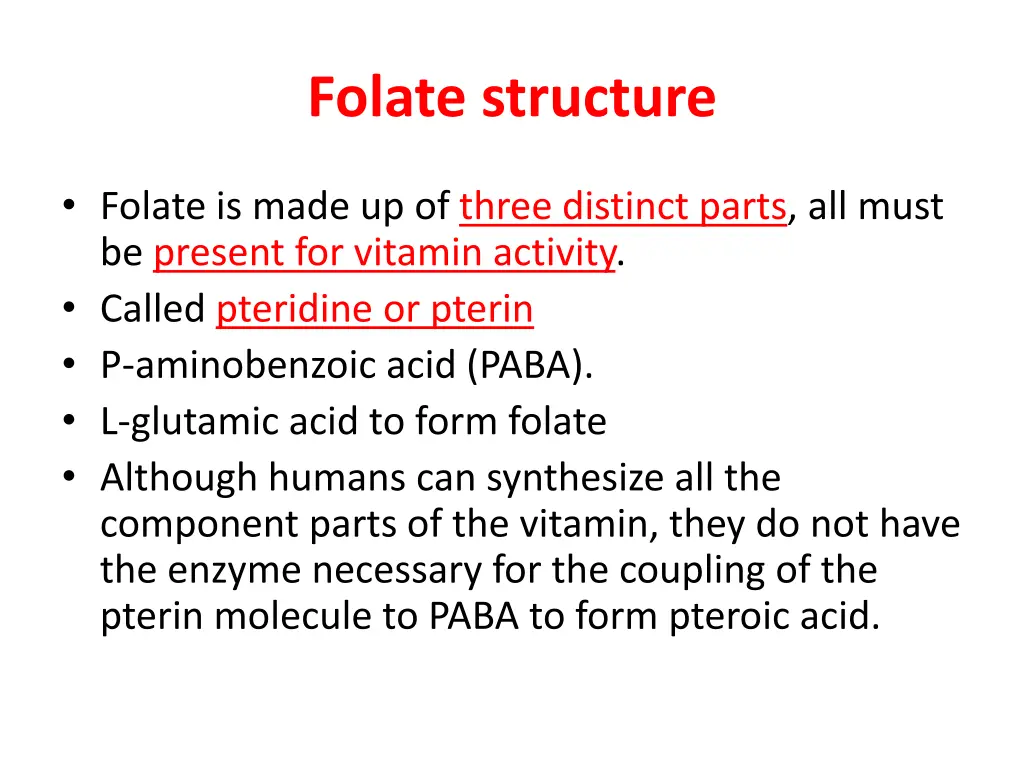 folate structure