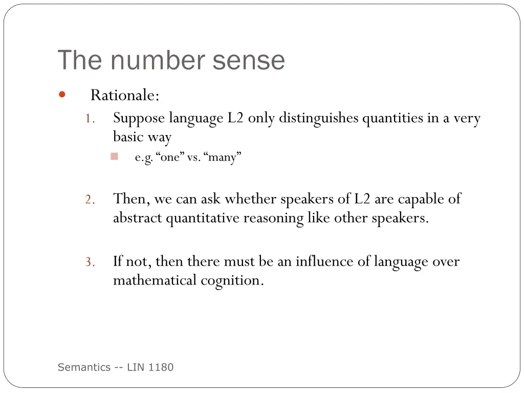 the number sense rationale 1 suppose language