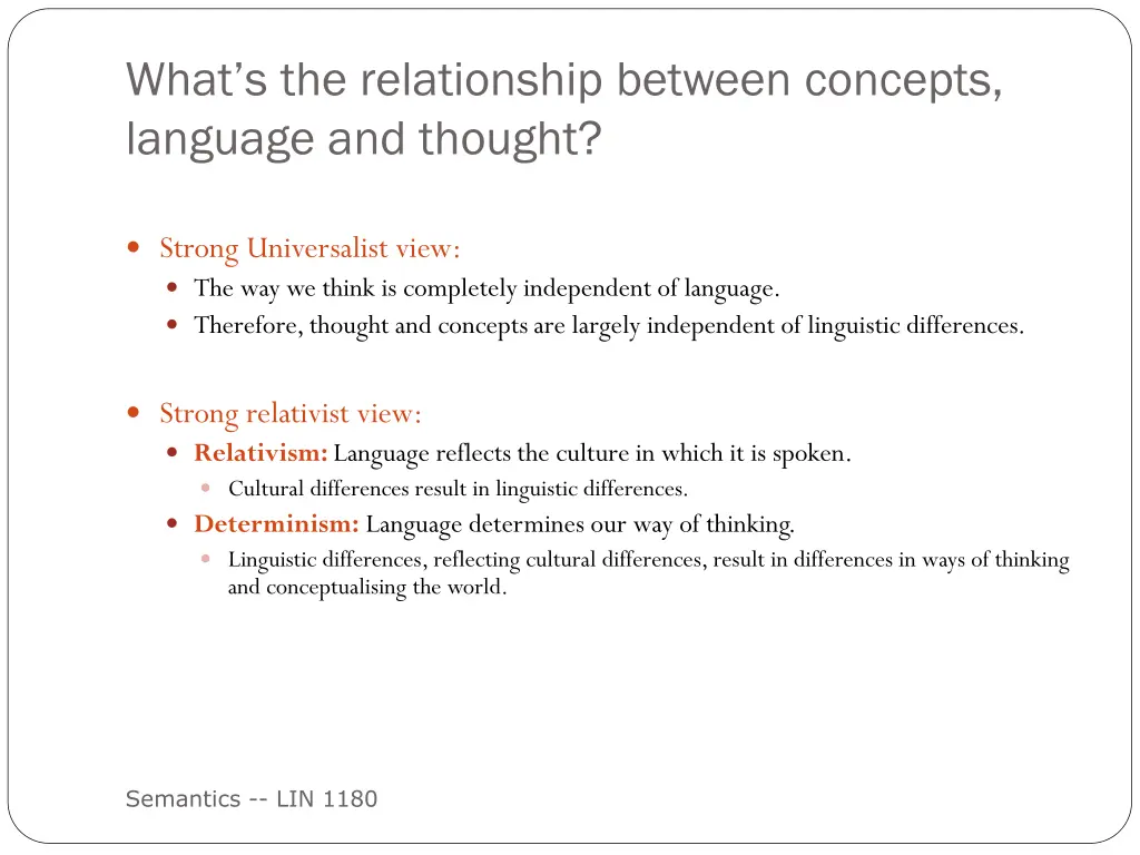 what s the relationship between concepts language