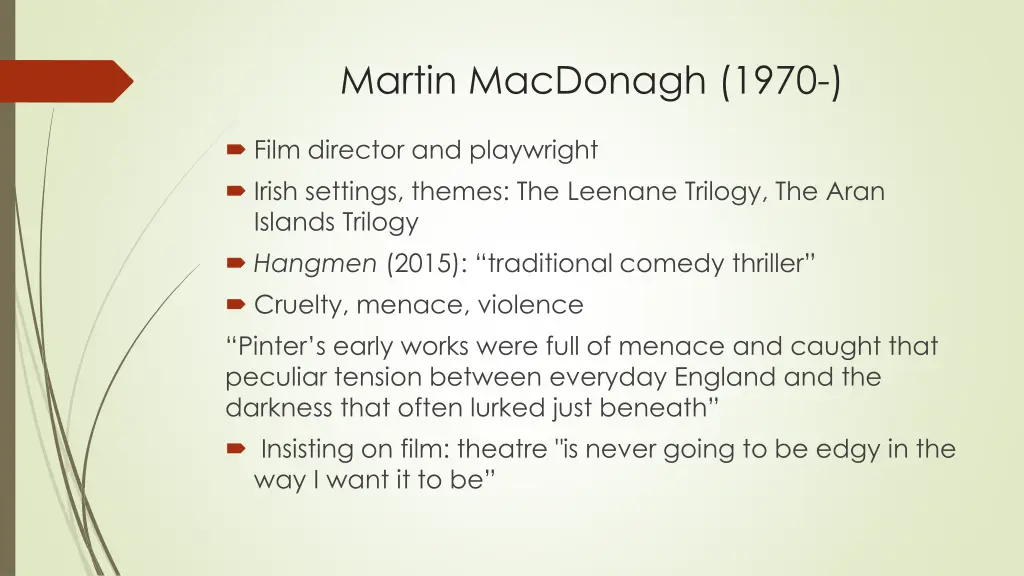 martin macdonagh 1970