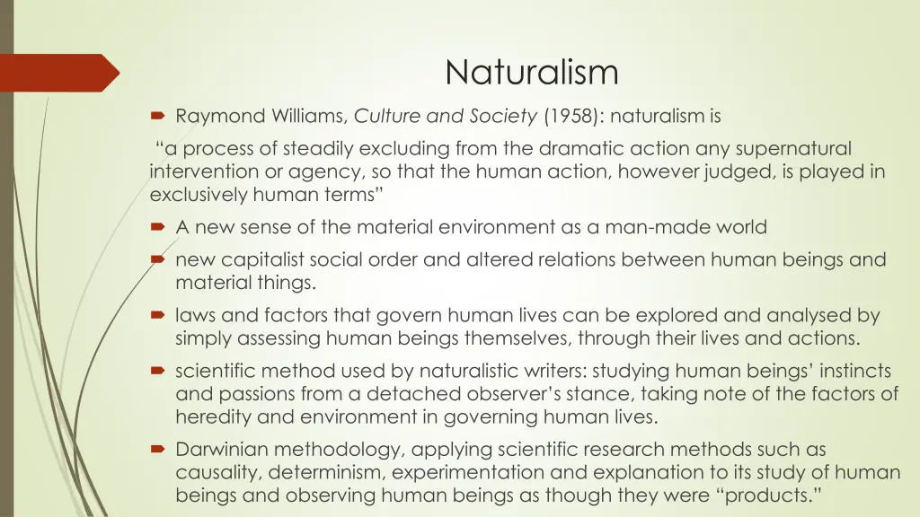 naturalism