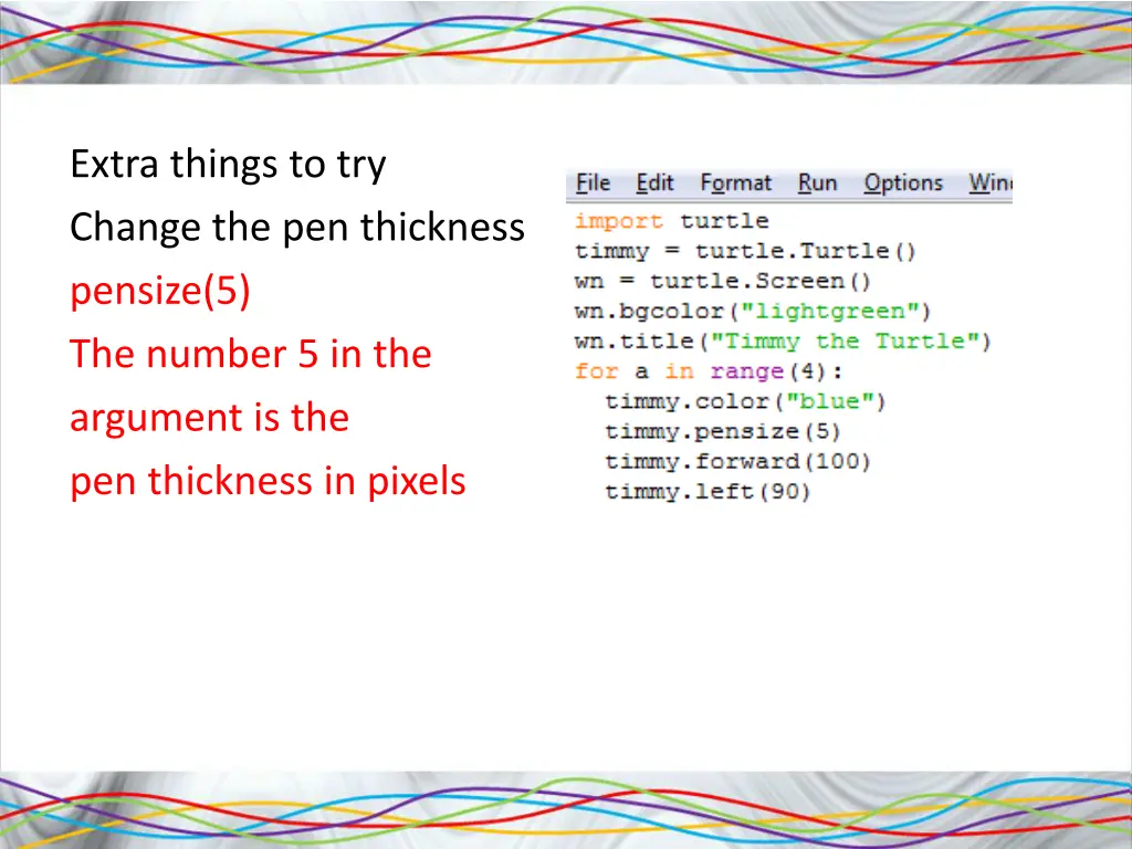 extra things to try change the pen thickness