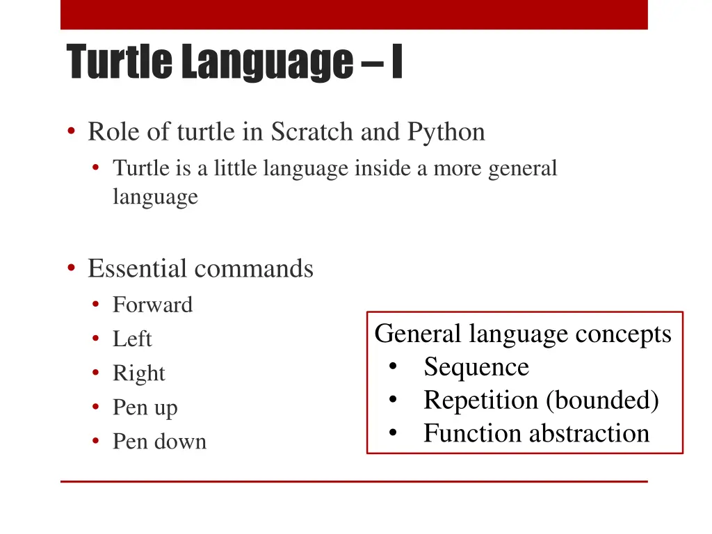 turtle language i