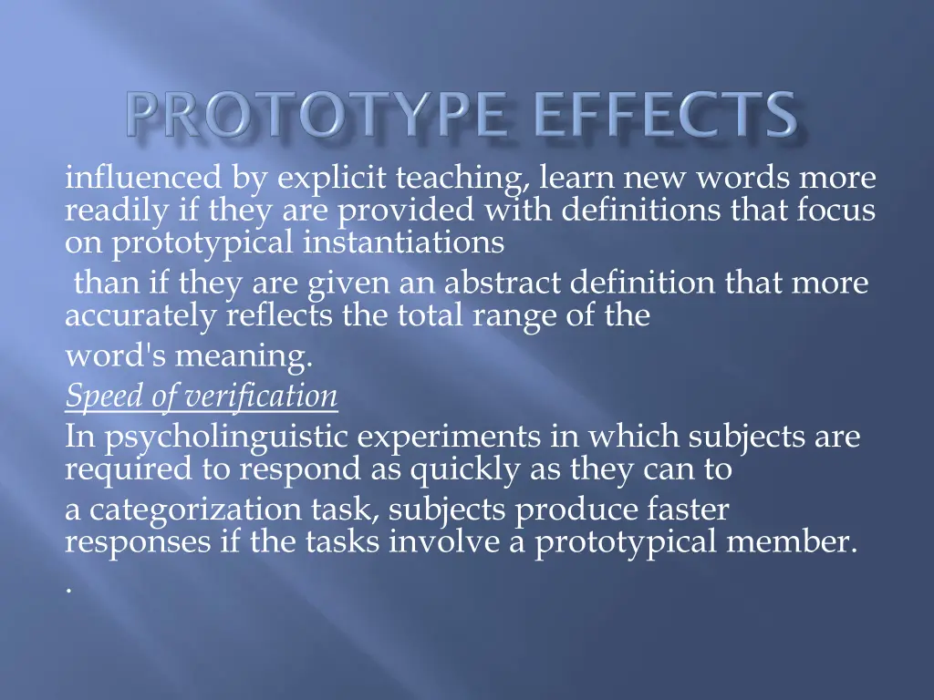 influenced by explicit teaching learn new words