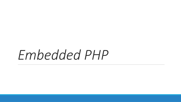 embedded php