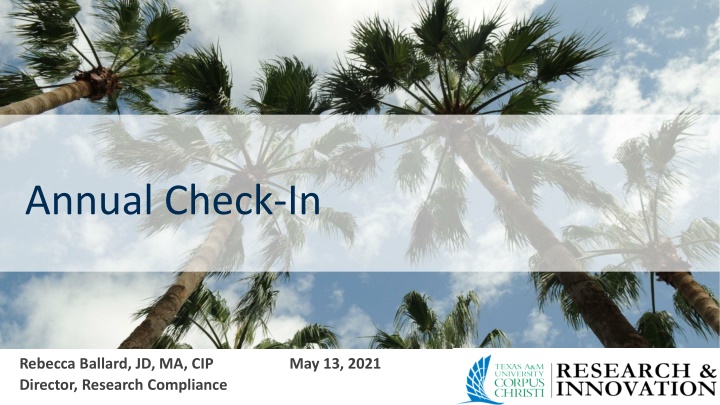 annual check in