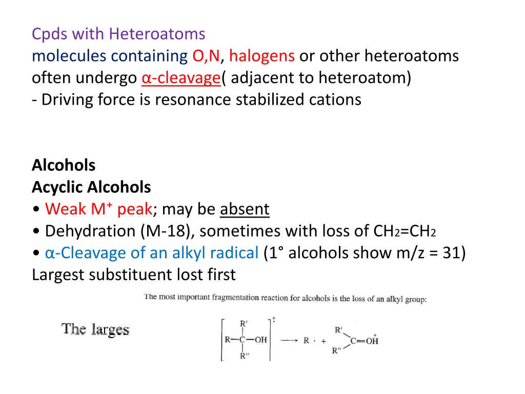 cpds with heteroatoms molecules containing