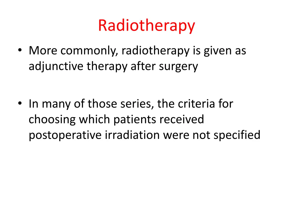 radiotherapy