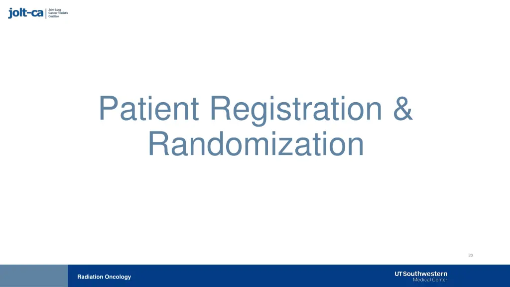 patient registration randomization