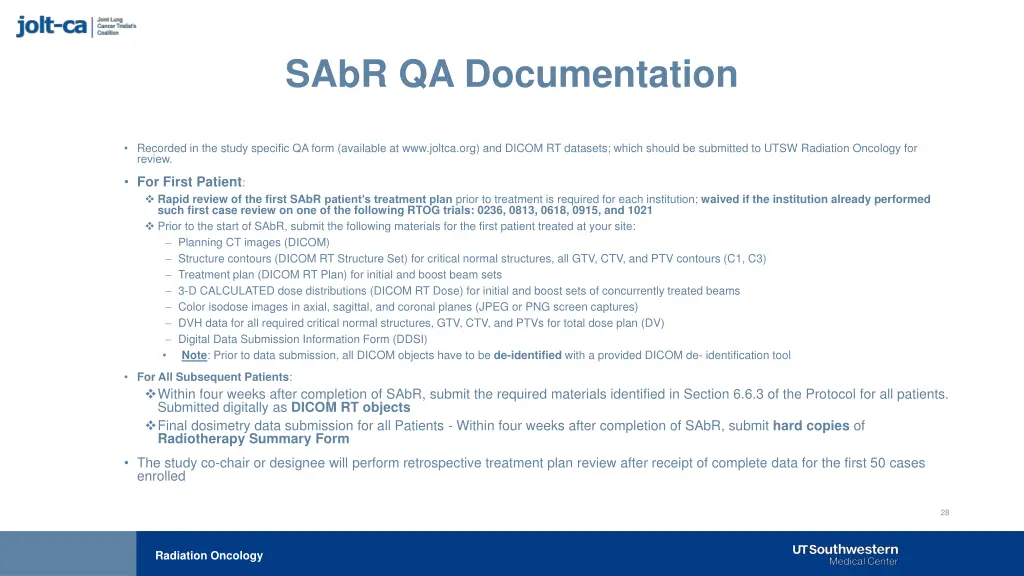 sabr qa documentation