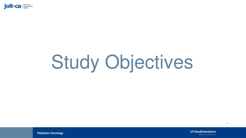 study objectives