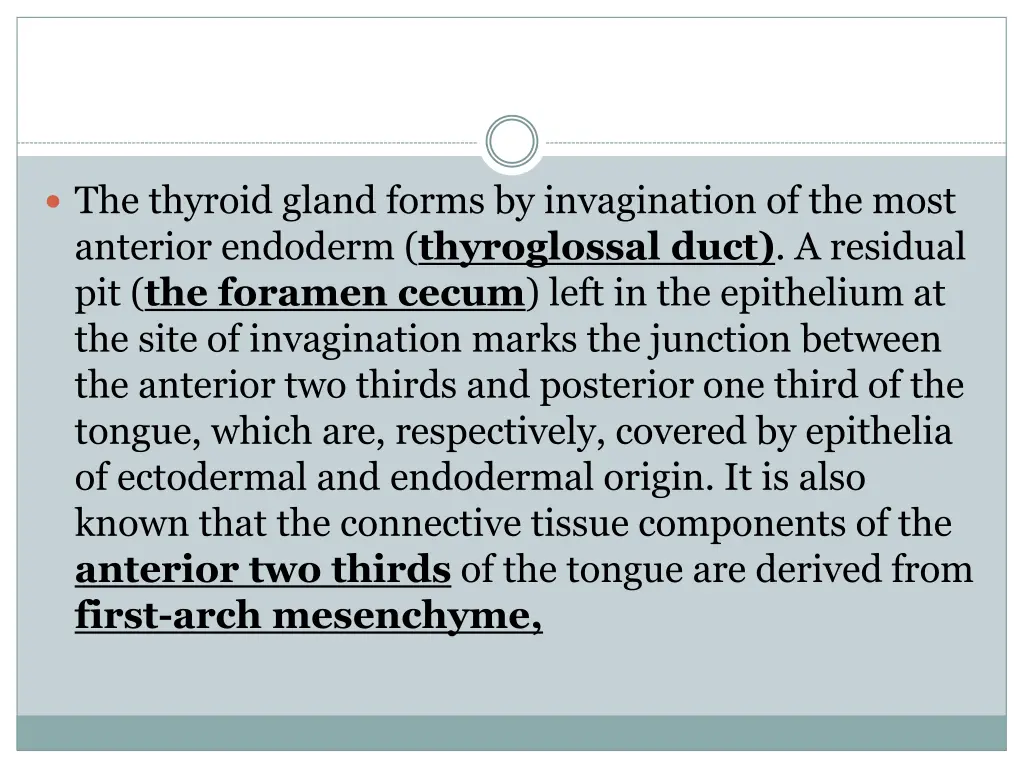 the thyroid gland forms by invagination