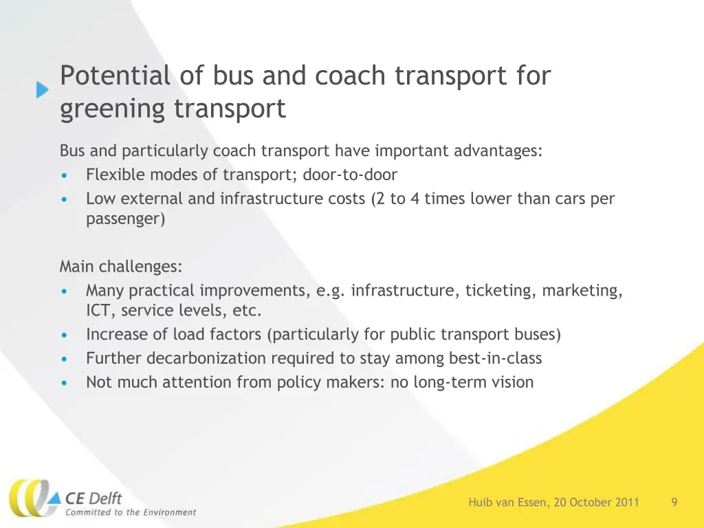 potential of bus and coach transport for greening