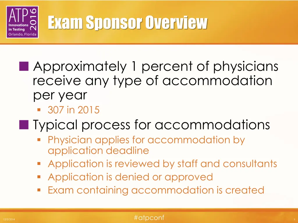 exam sponsor overview 1