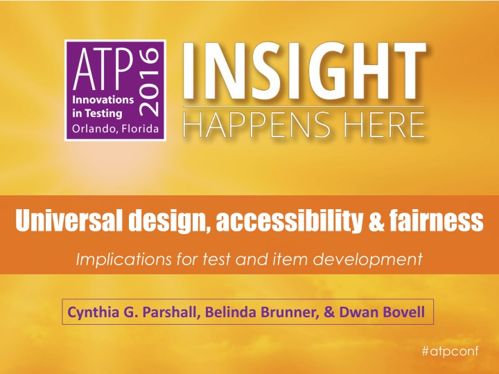 universal design accessibility fairness