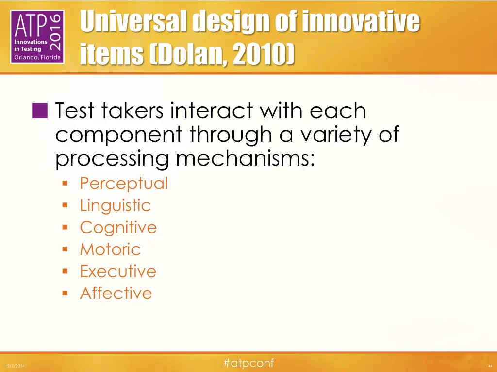 universal design of innovative items dolan 2010 1