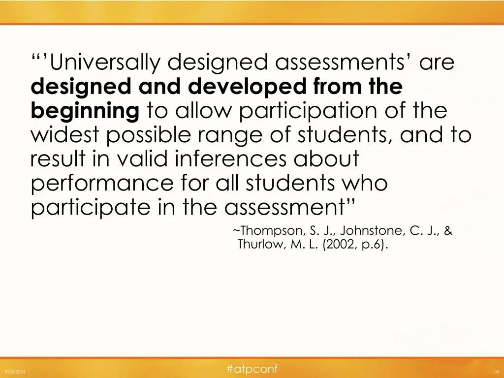 universally designed assessments are designed