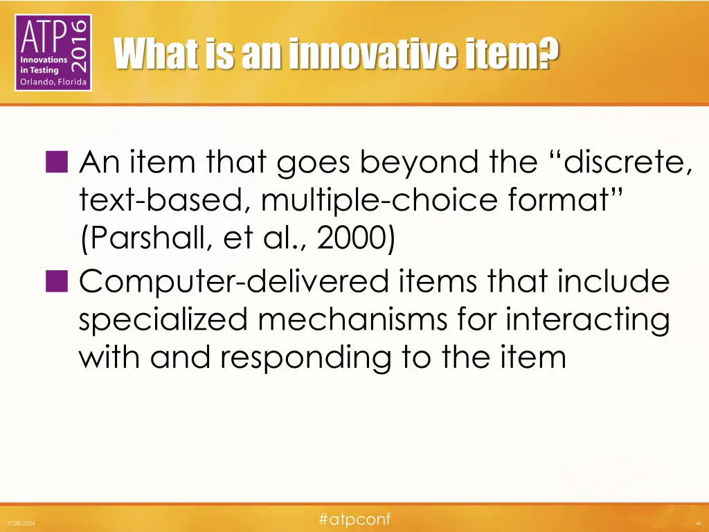 what is an innovative item