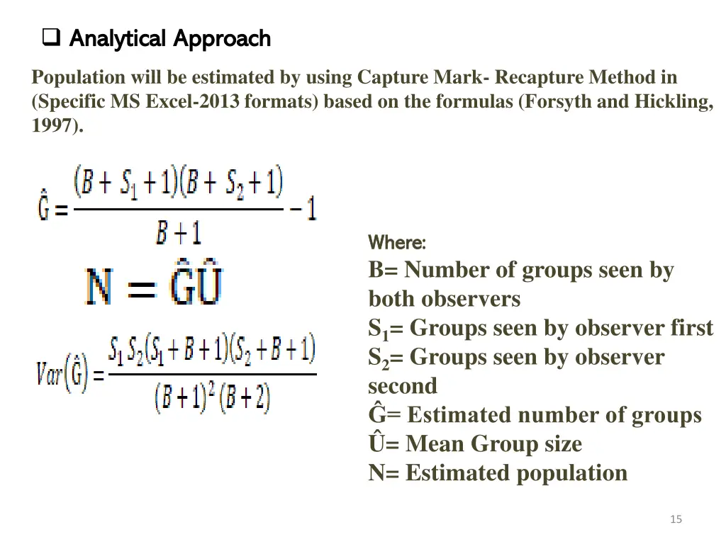 analytical approach analytical approach