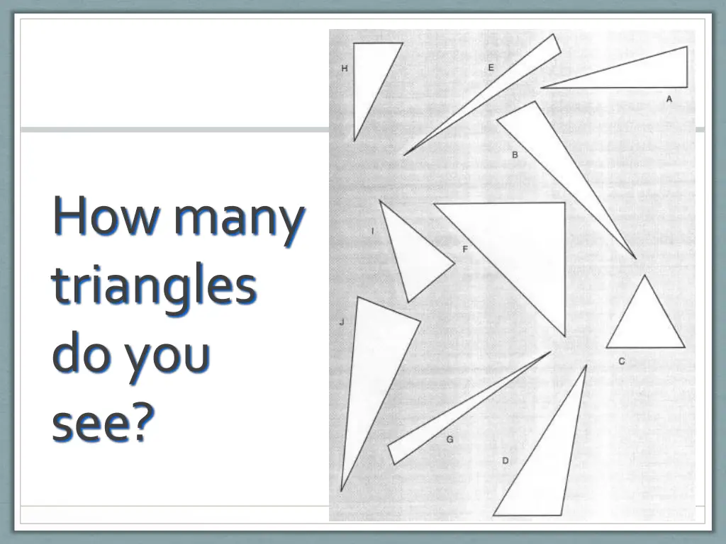 how many triangles do you see