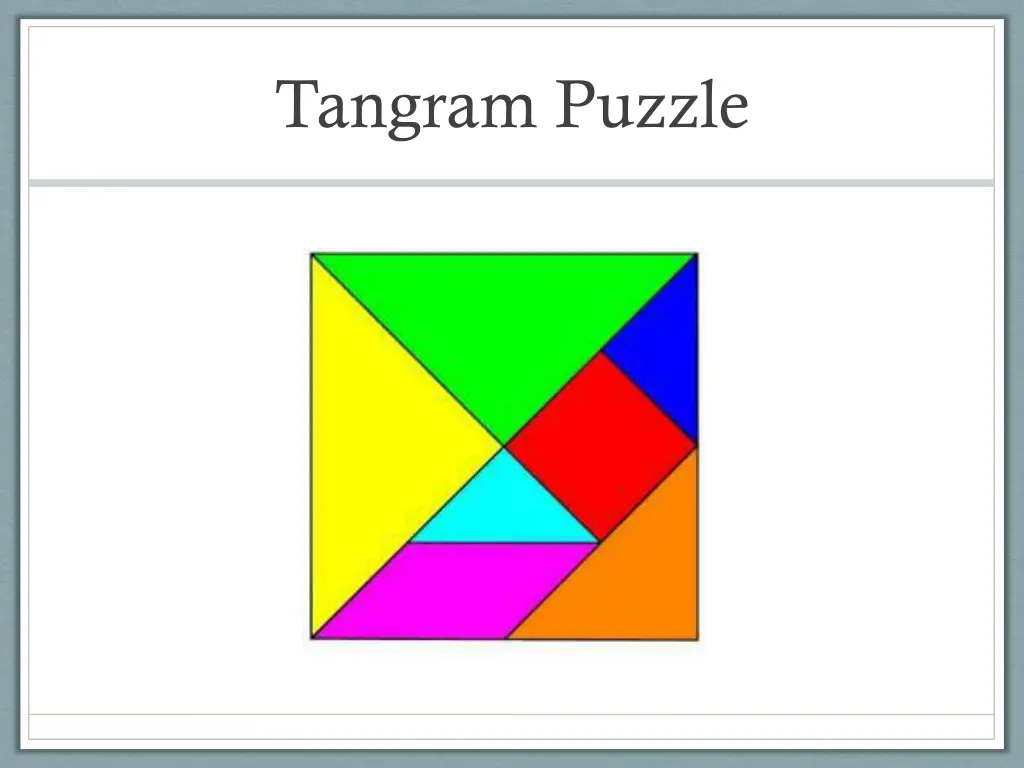 tangram puzzle