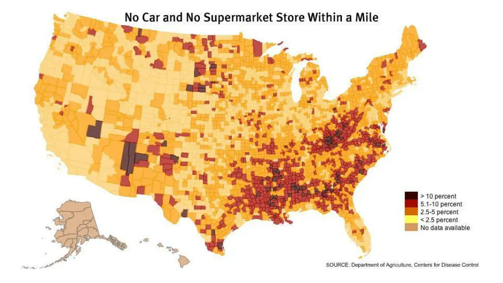 food desert an urban area in which