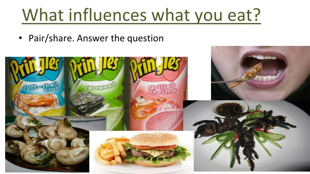 what influences what you eat