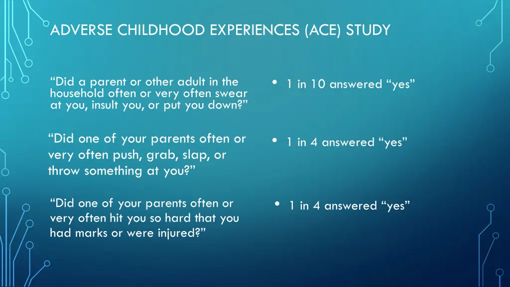 adverse childhood experiences ace study