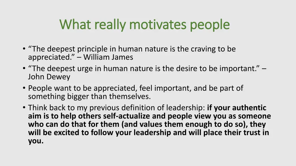 what really motivates people what really