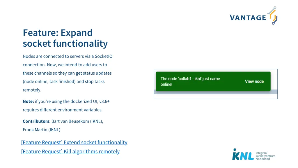 feature expand socket functionality