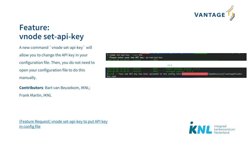 feature vnode set api key