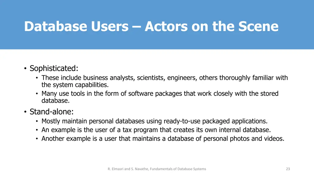 database users actors on the scene 2