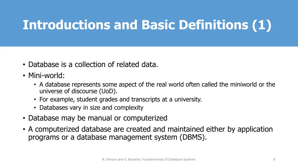 introductions and basic definitions 1