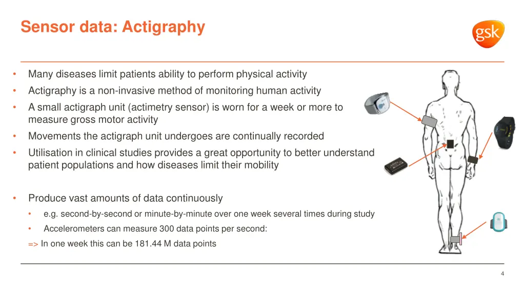 sensor data actigraphy