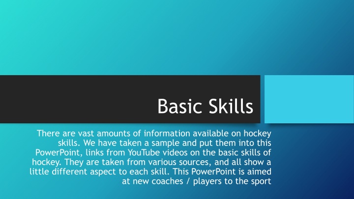 basic skills