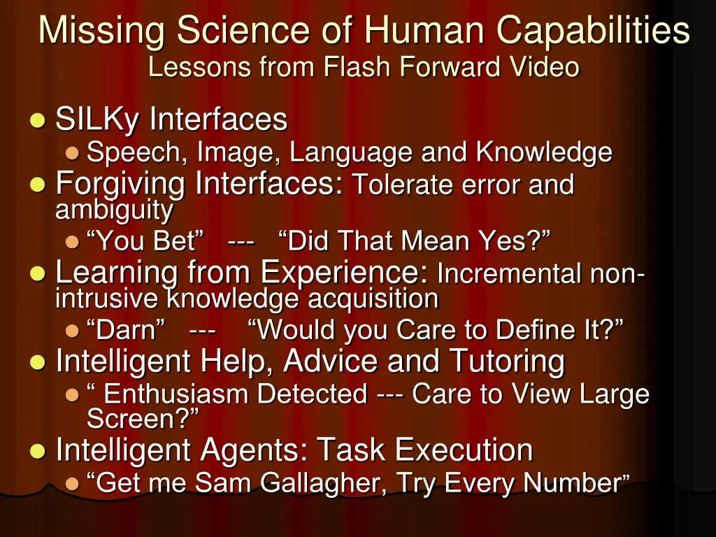 missing science of human capabilities lessons