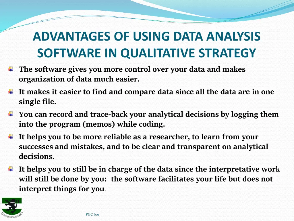 advantages of using data analysis software 1