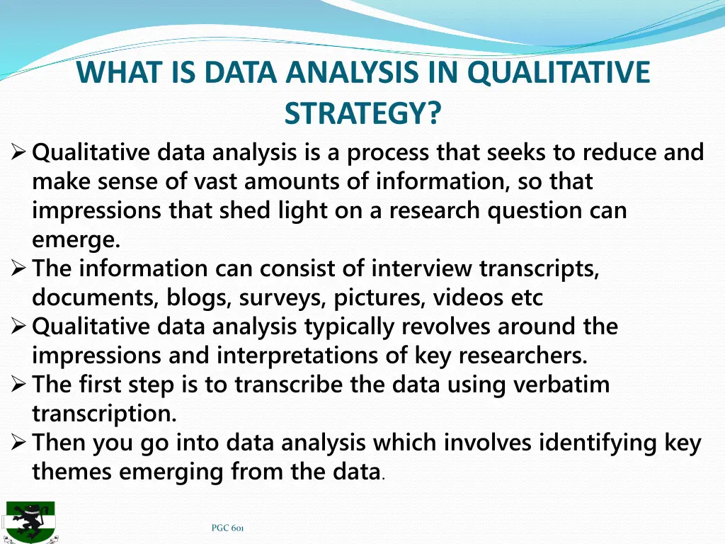 what is data analysis in qualitative strategy