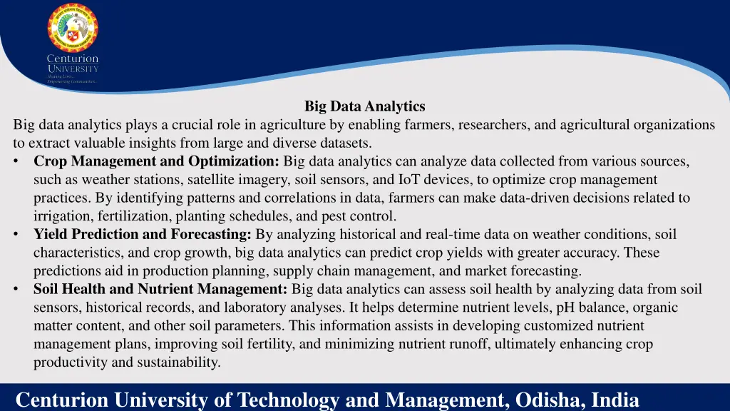 big data analytics