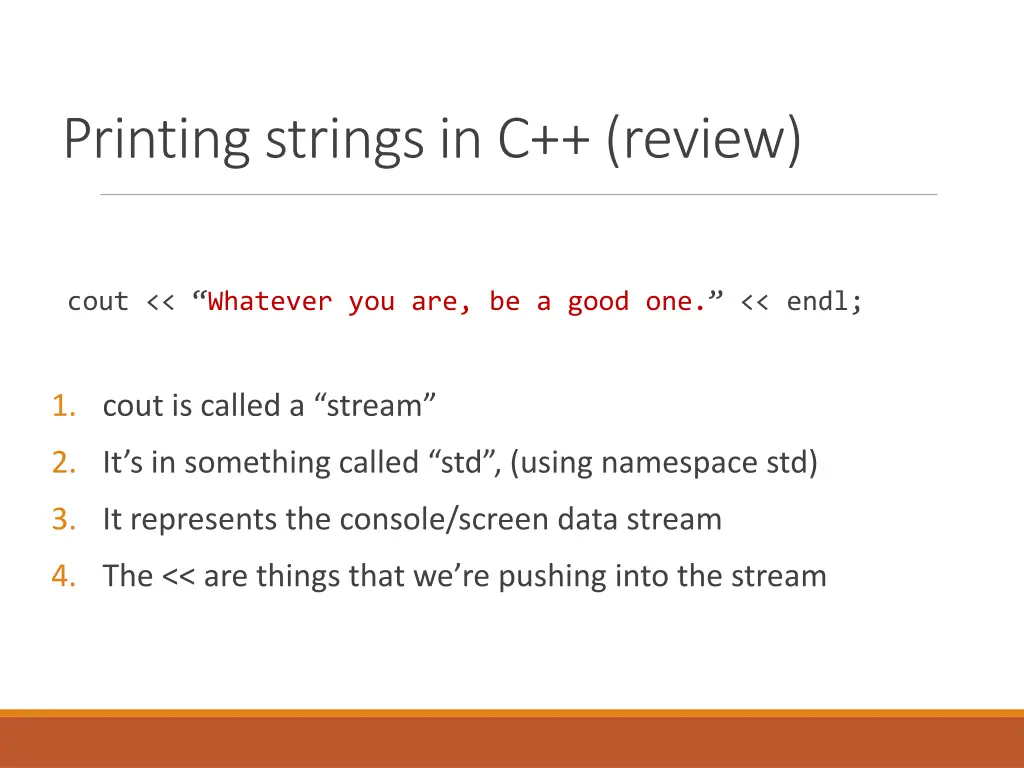 printing strings in c review