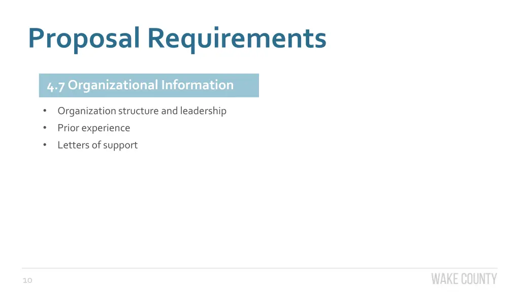 proposal requirements 3